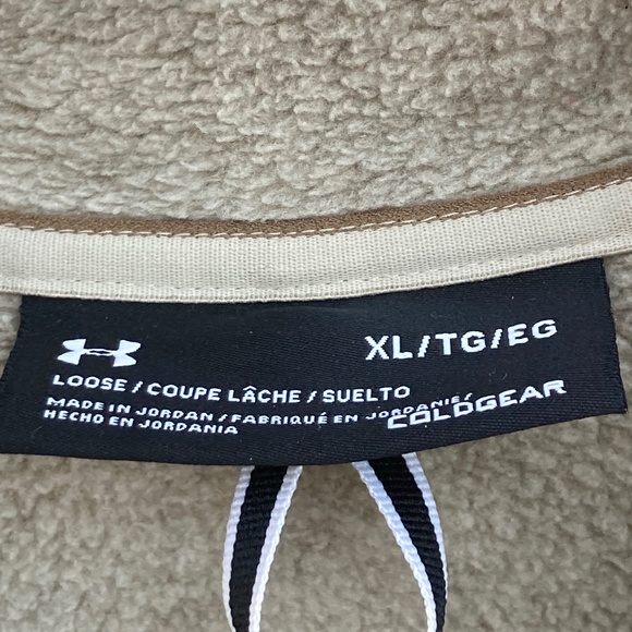 REDUCED 25%! Rugged Comfort Grey Under Armour Full Zip Specialist Hoodie Size XL - Picture 2 of 4